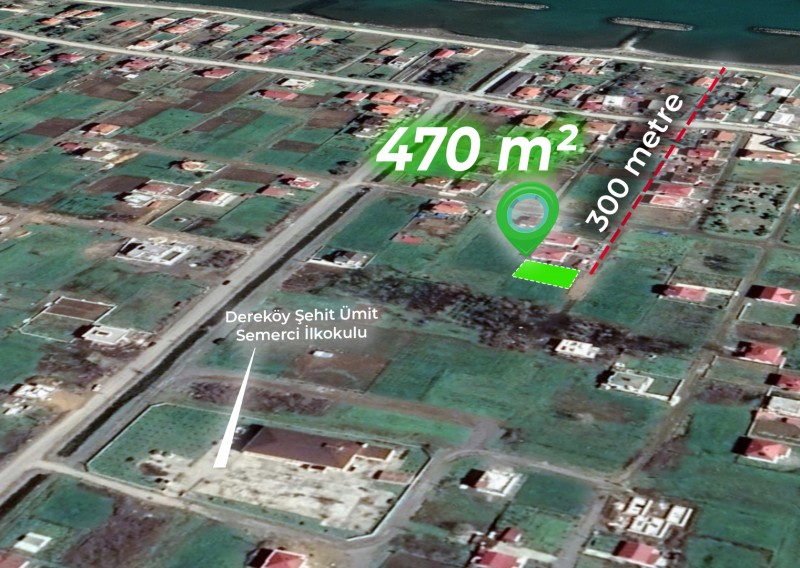 DEREKÖY'DE 470 m2 SATILIK ARSA